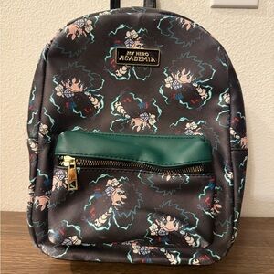 My Hero Academia Black and Green Mini Backpack